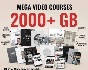 2000GB+ Courses Packs